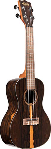 Kala Ziricote Concert Ukulele Bundle with Gig Bag, Tuner