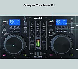 Gemini CDM Series CDM-4000 Professional Audio CD/MP3/USB DJ Media Player - Image 3