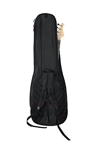 Gator Cases 4G Series Gig Bag For Two Bass Guitars with Adjustable Backpack Straps