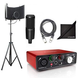 AxcessAbles SF-101Kit Studio Recording w/Audio Technica Condenser Microphone