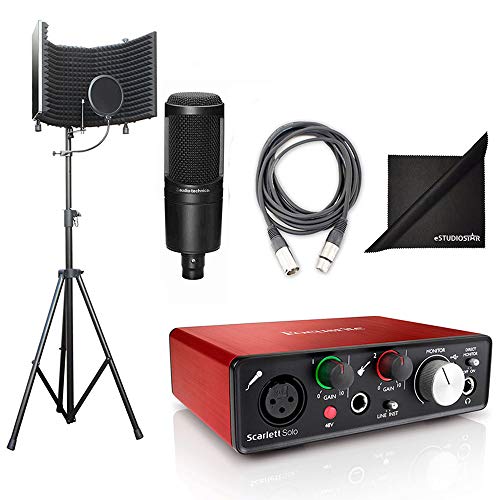 AxcessAbles SF-101Kit Studio Recording w/Audio Technica Condenser Microphone