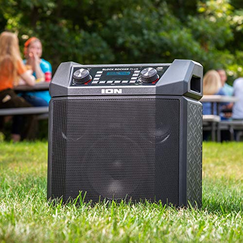 ION Audio Block Rocker Plus | 100W Portable Speaker, Battery Powered
