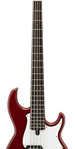 Yamaha BB235 BB-Series 5-String Bass Guitar, Rasberry Red
