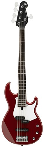 Yamaha BB235 BB-Series 5-String Bass Guitar, Rasberry Red