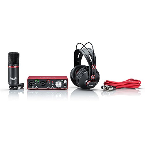 Focusrite Scarlett 2i2 Studio Pack & Recording Bundle