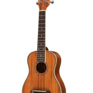Oscar Schmidt OU5 Koa Concert Ukulele Bundle with Gig Bag, Tuner - Image 2