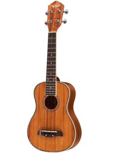 Oscar Schmidt OU5 Koa Concert Ukulele Bundle with Gig Bag, Tuner