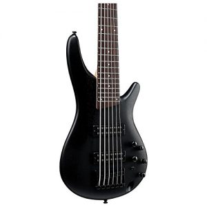 Ibanez 6-String Electric Bass Guitar Weathered Black - Image 4