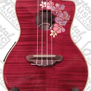 Luna Flora Series Floral Flamed Maple Concert Ukulele - Image 2