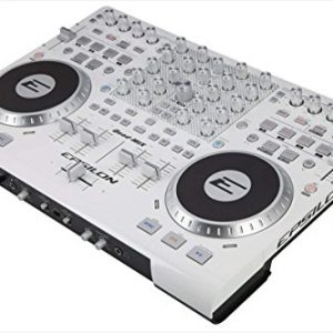 Epsilon Quad-Mix 4-Deck USB MIDI DJ Controller & Mixer – Ultimate DJ Performance in White - Image 2
