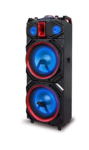 Wireless Karaoke System & DJ Sound Selection W/Double Bluetooth Receivers