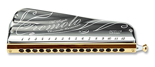 Suzuki Tremolo Chromatic Professional 16-Hole Chromatic Harmonica