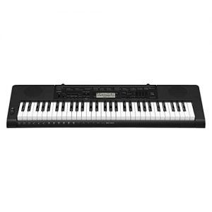Casio 61-Key Touch Sensitive Portable Keyboard with Power Supply