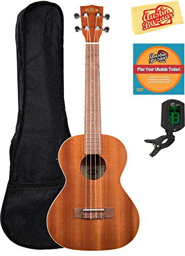 Kala Mahogany Tenor Acoustic-Electric Ukulele Bundle with Gig Bag