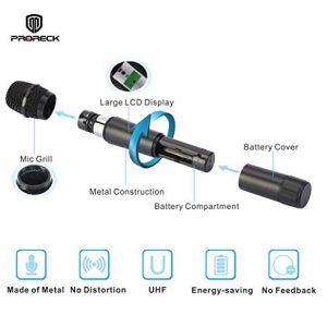 Experience Crystal Clear Sound with the PRORECK UK-4000 UHF 4-Channel Wireless Microphone System - Image 4
