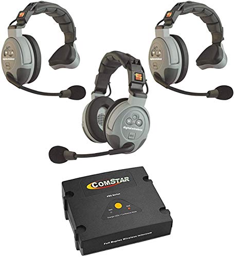 Eartec COMSTAR XT-3 Full Duplex Wireless Intercom Way Communication
