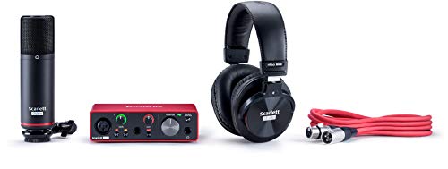 Focusrite Scarlett Solo 3rd Gen 2-in, 2-out USB Audio Interface Studio Bundle