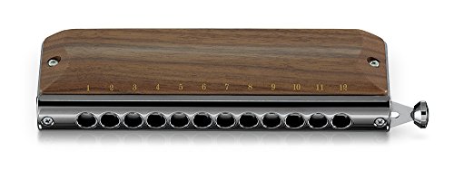 Suzuki Gregoire Maret Signature Harmonica, Wood Cover
