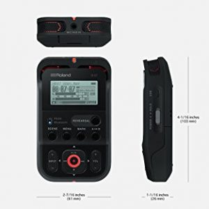 Roland High-Resolution Handheld Audio Recorder, White - Image 3