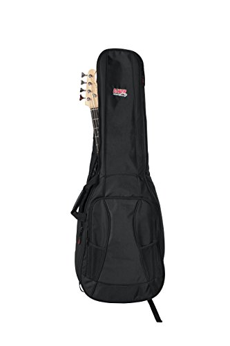 Gator Cases 4G Series Gig Bag For Two Bass Guitars with Adjustable Backpack Straps