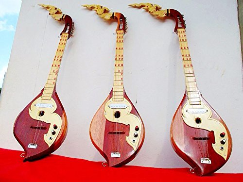 Isarn Electric Phin – Authentic Thai 3-String Guitar with Handcrafted Design
