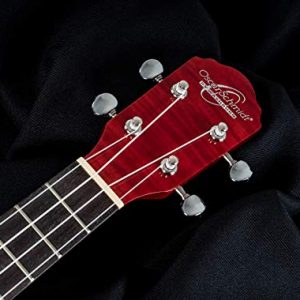 Oscar Schmidt OU2FTR Flame Trans Red, Concert Ukulele Bag Pack - Image 3