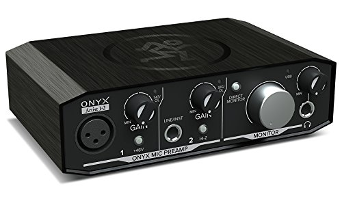 Mackie Onyx Artist 1.2 2x2 USB Recording Interface+Studio Microphone