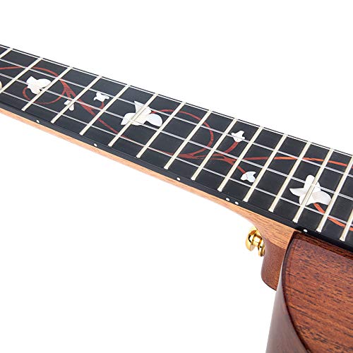 Enya EUC-M6 Cutaway Concert Ukulele 23 Inch All Solid Mahogany