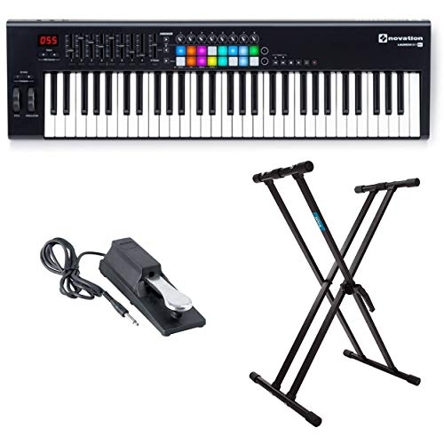 Novation Launchkey Keyboard Controller with Knox Keyboard Stand