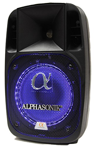 Alphasonik 12" Powered 2000W PRO DJ Amplified Loud Speaker Bluetooth