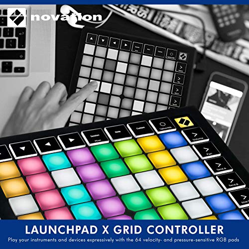 Novation Launchpad X Ableton Live 8x8 Grid Controller W/Software Bundle