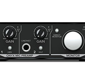 Mackie Onyx Artist 1.2 2x2 USB Recording Interface+Studio Microphone - Image 2