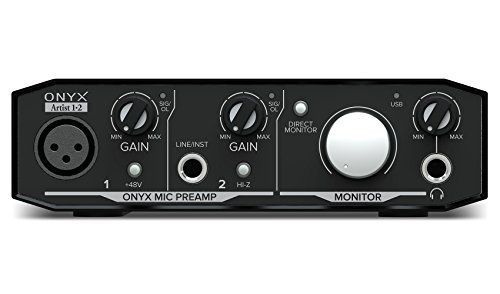 Mackie Onyx Artist 1.2 2x2 USB Recording Interface+Studio Microphone
