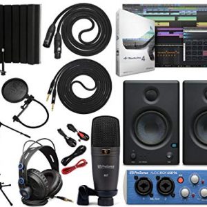 Presonus AudioBox Audio Interface Full Studio Bundle