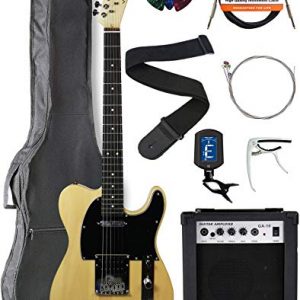 Vault GTLMN Ovangkol Fretboard Electric Guitar - Natural Bundle