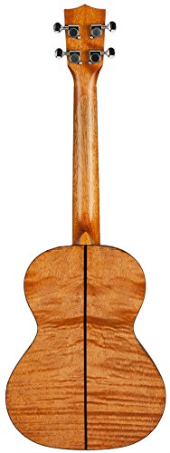 Kala Exotic Mahogany Tenor Ukulele Bundle with Hard Case, Tuner