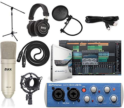 Presonus AudioBox USB 2.0 Audio Interface Studio Bundle