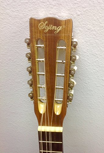 10-String Puerto Rican Cuatro Guitar – Spruce Top, Walnut Back & Sides, Rosewood Fingerboard with 3-Band EQ