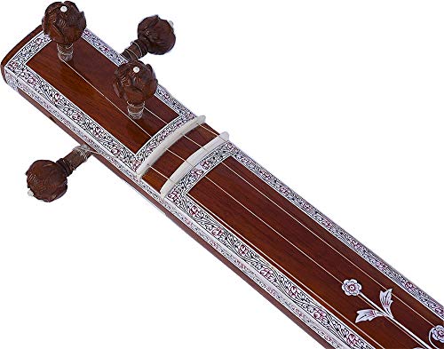 Tanpura, Tambura, Tanpuri, 4 Main String, Tun Wood, Beautiful Craft Work
