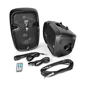 Powered PA Speaker System Active & Passive Bluetooth Loudspeakers Kit - Image 2