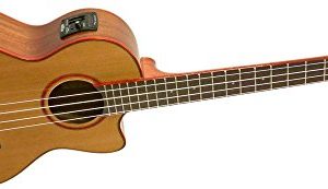 Kala Cedar Top Cutaway Acoustic-Electric Tenor Ukulele Natural - Image 2