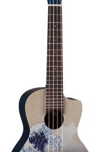 Luna Great Wave Concert Ukulele Bundle with Hard Case, Tuner - Image 2