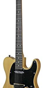 Vault GTLMN Ovangkol Fretboard Electric Guitar - Natural Bundle - Image 4