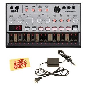 Korg Volca Bass Analogue Bass Machine Bundle with Power Supply