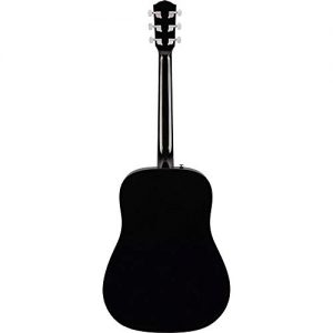 Fender 6 String Acoustic Guitar- Finish, Right, Black - Image 3