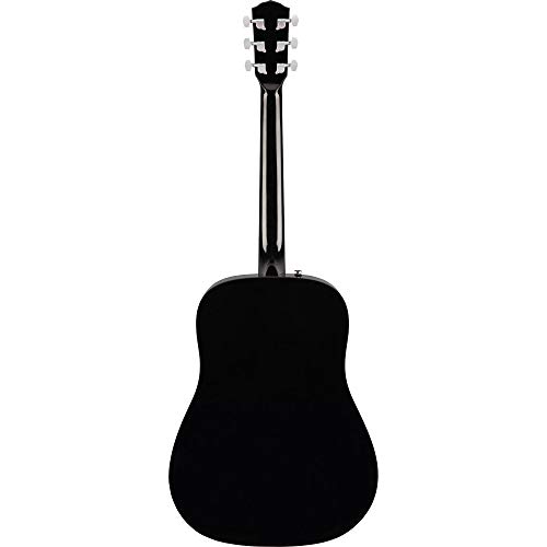 Fender 6 String Acoustic Guitar- Finish, Right, Black