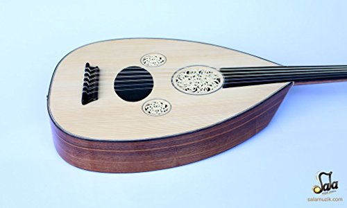 Turkish Professional Electric Oud – Handcrafted Walnut & Spruce String Instrument