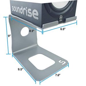 Soundrise PRO Studio Monitor Speaker Stands, Pair, Professional Desktop - Image 4