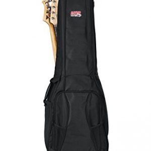 Gator Cases 4G Series Gig Bag For Two Bass Guitars with Adjustable Backpack Straps