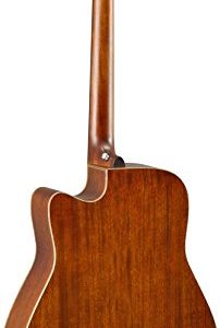 Yamaha 6 String Series Cutaway Acoustic-Electric Guitar-Mahogany - Image 2